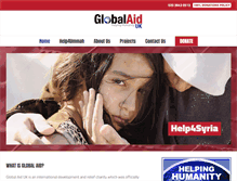Tablet Screenshot of globalaiduk.org